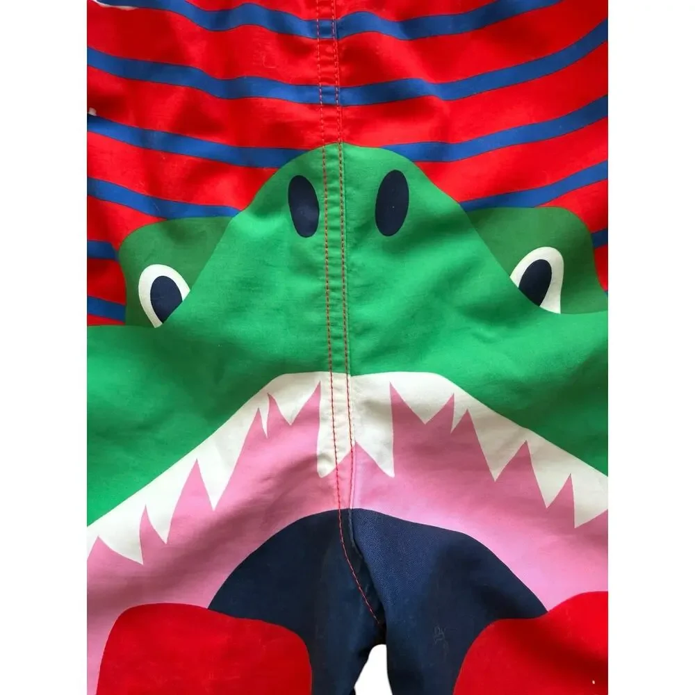Mini Boden Alligator Swim Shorts Size 12-13y